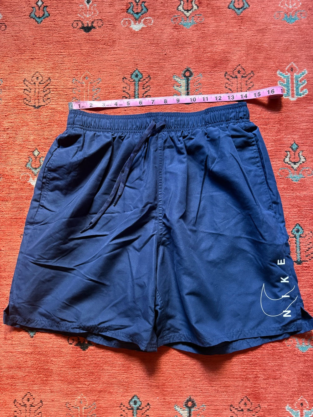 Nike Men's Navy Swim Shorts, Large